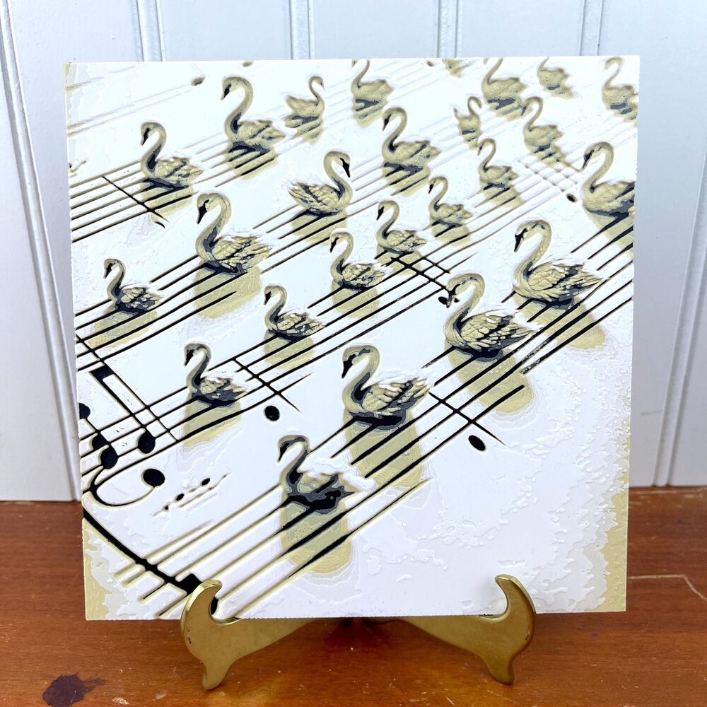 Music Swans Wall Art, Music Swan Art, Swan Symphony, Music Room
